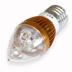 LED lamp LED 3W E27 glass bulb