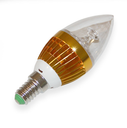 Assembly kit  LED lamp 3W, E14, cold light