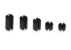 Черная пластиковая стойка для светодиода 3-pin 3-5мм высота 4мм