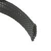 Cable braid snake skin 6mm, black