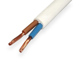 Power cable  PVA 2x1.5 white