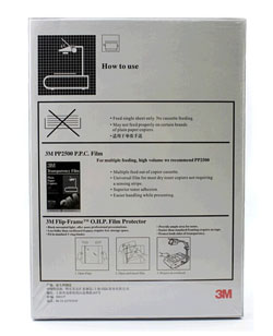 Пленка для лазерного принтера 3M PP2910  [A4, пачка 100 шт] для ч/б печати
