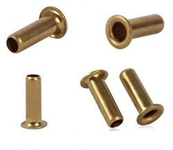 Brass rivet D2.3x6 mm