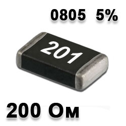 SMD resistor 200R 0805 5%