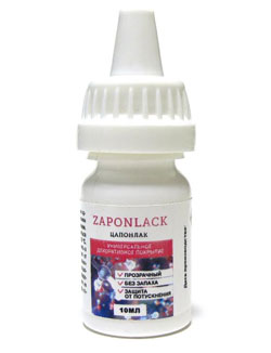  ZAPON varnish colorless [10 ml, PET bottle with spout]