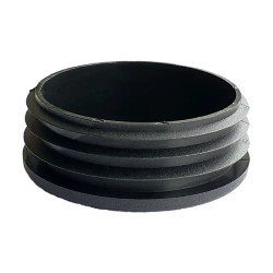 Plug for round pipe D=89mm inner black