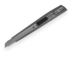 Нож технический выдвижной 9мм LC-300 [усиленная пластиковая ручка]