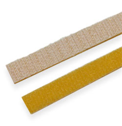  Double-sided Velcro tape  Velcro [10mm x1m] YELLOW polymer