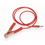 Cable Banana - Large Crocodile Red 18AWG 1 Meter