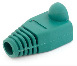 Cover for connector 8P8C Green