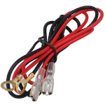 Wires with 6.3mm terminals<gtran/> 1 meter with fuse holder<gtran/>