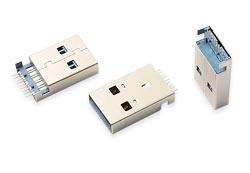 Вилка USB-30-01-MS на плату SMD тип 2