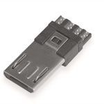 Вилка USB-Micro на кабель (8,5мм)