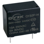 Реле QY32F-T-024DC-HSP 16A 1A coil 24VDC 0.2W