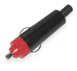  Cigarette lighter plug red, with a petal