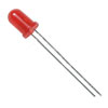 Светодиод 5mm Красный матовый 300 mCd 45° LTL2R3KE-1