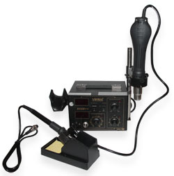 Soldering Station  YIHUA-852D ++ mini with hair dryer tripod