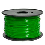 Пластик PLA 3мм цвет Green, катушка 1кГ