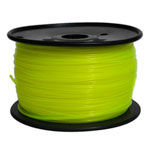 Plastic  ABS 1.75mm yellow-green, 1kg spool