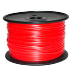Пластик PLA 3мм цвет Red , катушка 1кГ