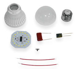 Assembly kit  Lamp LED 5W cold light