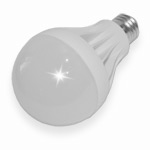 Лампа Светодиодная LED 12W холодный свет, молочный пластик