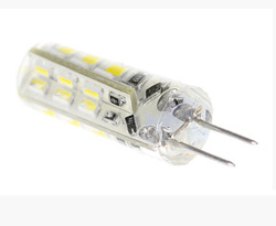 Лампа Светодиодная LED 12V G4 холодный свет, силикон
