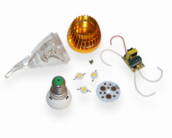 Assembly kit  LED lamp 3W, E14, warm light, candle