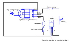 Radio constructor  High Voltage Converter 15KV