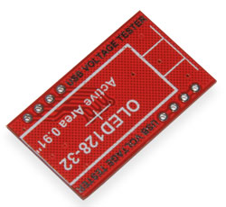 Модуль OLED Плата печатная адаптер OLED 128х32 15pin