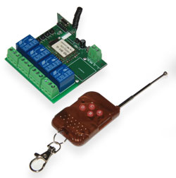  WIFI relay 4 channels,+remote control.