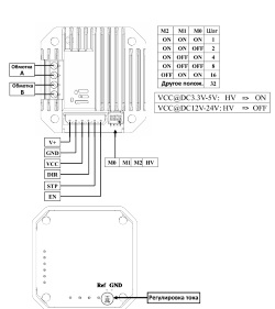 Модуль Драйвер крокового двигуна 42х42