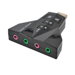  USB module USB-sound card 7.1 virtual  4 jacks