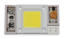 COB LED 50W  White cold with 220V AC driver