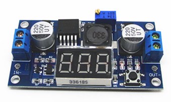 Module DC/DC 2596 with voltmeter 4.5-24/0.93-20 V