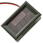 Модуль Вольтметр-индикатор батареи 12-60В красный V2