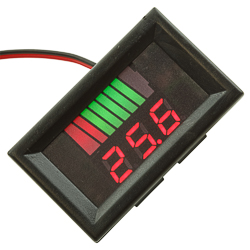 Модуль Вольтметр-индикатор батареи 12-60В красный V2