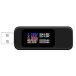 USB вольт-ампер-ваттметр MX18 чорний