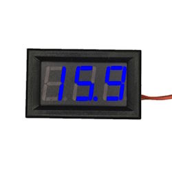 Electronic panel voltmeter TL-8009B LED blue 5-120VDC 0.56