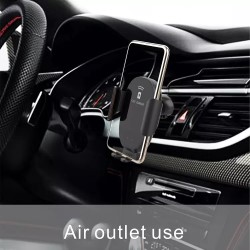  Car phone holder  Qi wireless charger D3 black