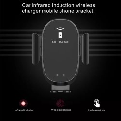  Car phone holder  Qi wireless charger D3 black