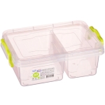 Double container<gtran/> TWIN storage, 0.42+0.61 l., Transparent<gtran/>