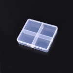 Cassette holder - organizer №21<gtran/> 73*64*17 mm, polypropylene, 4 cells<gtran/>