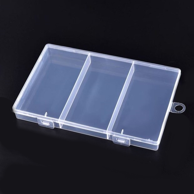 Cassette holder - organizer №26 180*115*19 mm, polypropylene, 3 cells