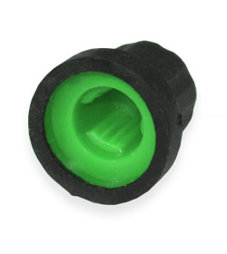 Handle on axle 6mm Star AG7 16x14 Black with green pointer