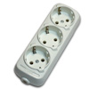 Plug-in block 3 sockets with grounding [16A, 250V]