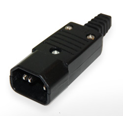 Mains plug  WD-10 to cable (Copper)