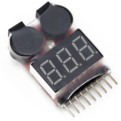 Module aircraft battery voltage monitor 1-8s