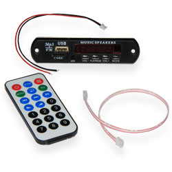  Front Panel 1527  MP3/FM/USB/TF (MicroSD)/AUX/remote