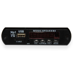 Фронтальная панель 1527 MP3/FM/USB/TF (MicroSD)/AUX/пульт